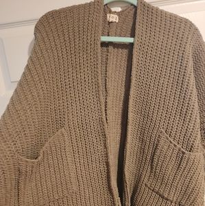 Chunky 3/4 sleeve cardigan